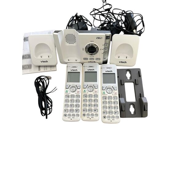 Vtech DS6722-3 Cordless Phone Digital Answering System 3 Handsets - Picture 4 of 8